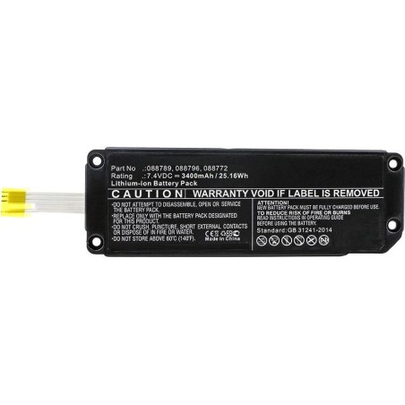 High-Capacity CoreParts Battery 2516Wh Li-ion 74V - Reliable Power Solution (MBXSPKR-BA015)